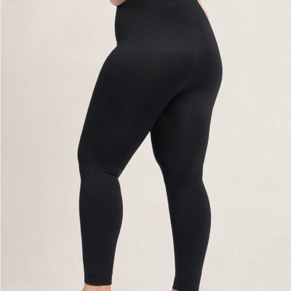 2/$30 Shapermint Essentials High-Waisted Shaping Leggings 3XL Black #42075 - Picture 6 of 13